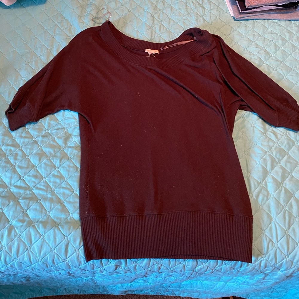 Dark brown sweater